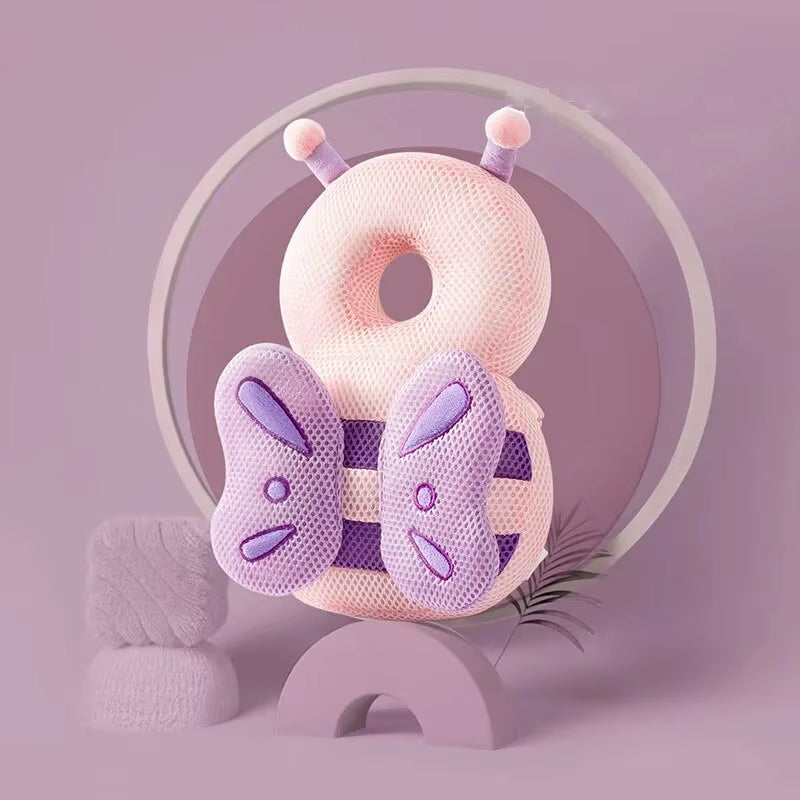 Little Explorer Set - Pink Butterfly head protector