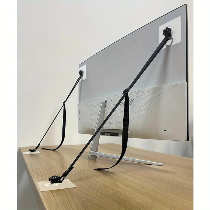 Adjustable TV Anti-Tip Safety Straps (2-Pack)