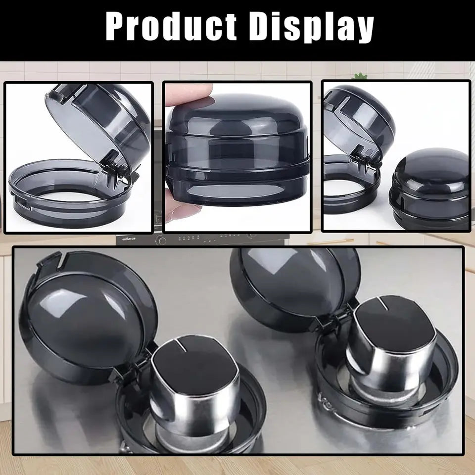 Stove knob covers close up