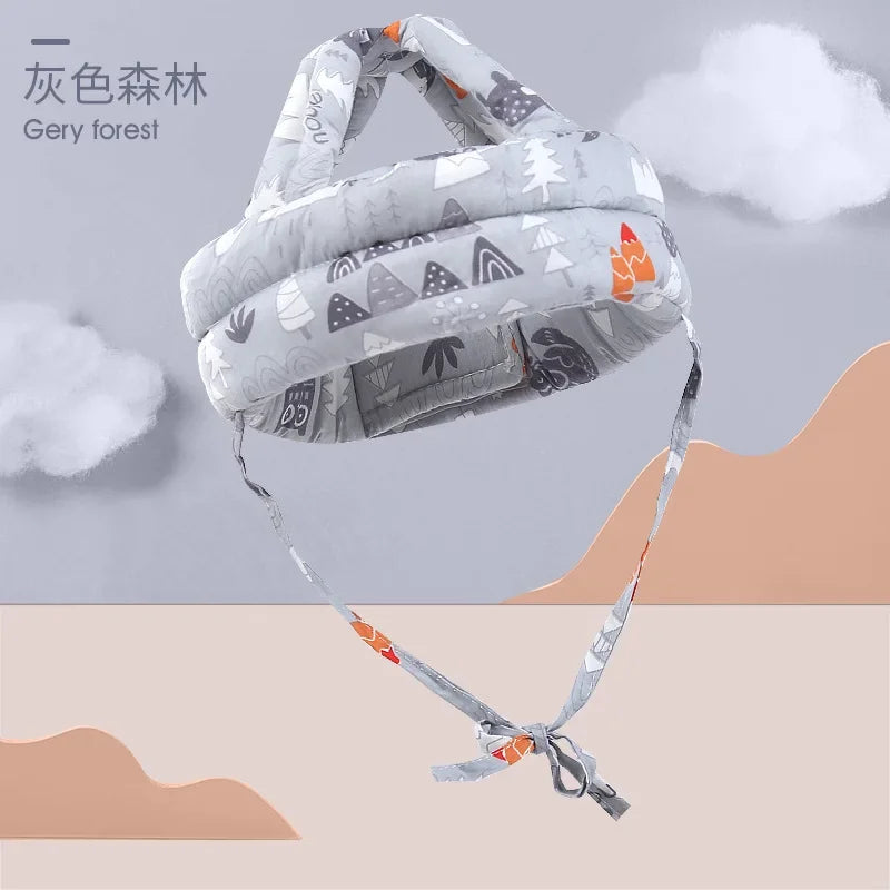 Baby Safety Helmet - Gray Forest