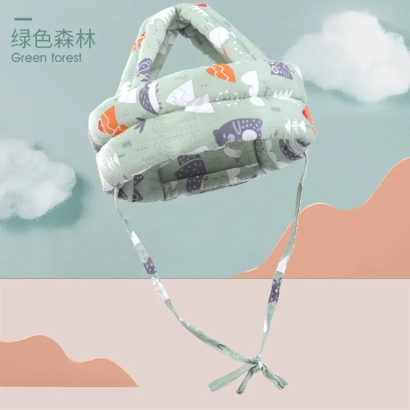 Baby Safety Helmet - Green Forest