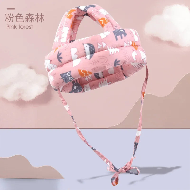 Baby Safety Helmet - Pink Forest